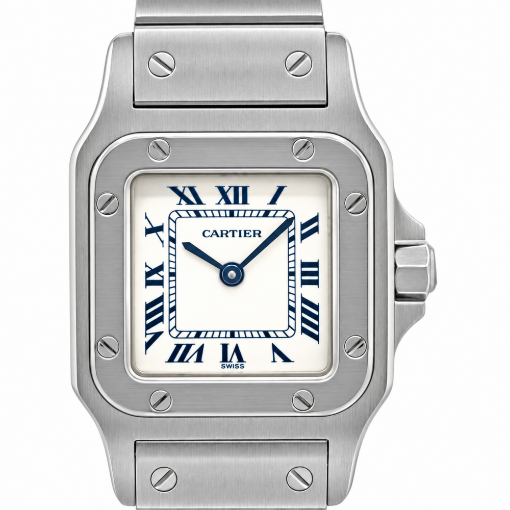 Cartier Santos Galbee Small 24 x 35MM W20056D6 Stainless Steel W